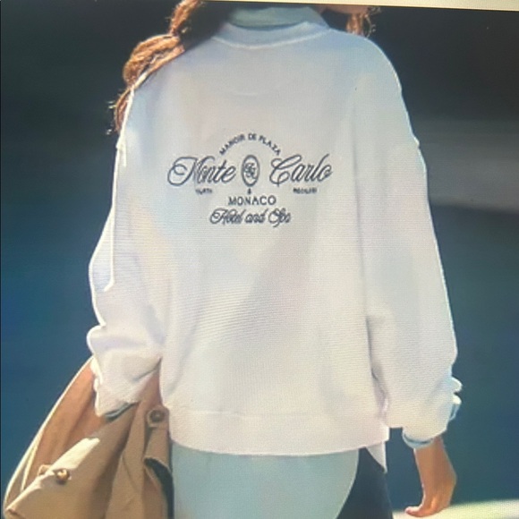 Anthropologie -Fourth & Reckless Monte Carlo Sweatshirt NWT Size XL - Picture 2 of 4